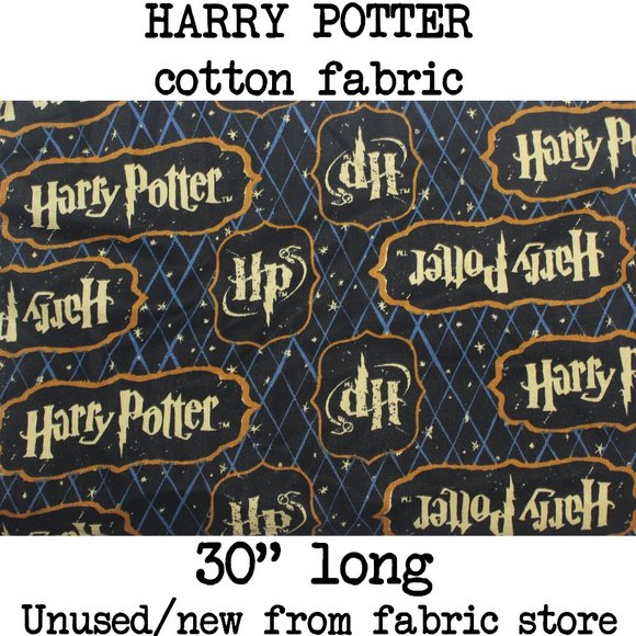 Fabric Other - 30 inches x 44 inches Harry Potter cotton fabric
